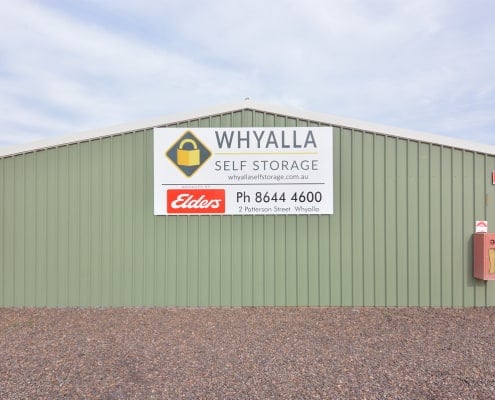 Serviced fire safety equipment Fire safety equipment on-site at Whyalla Self Storage units